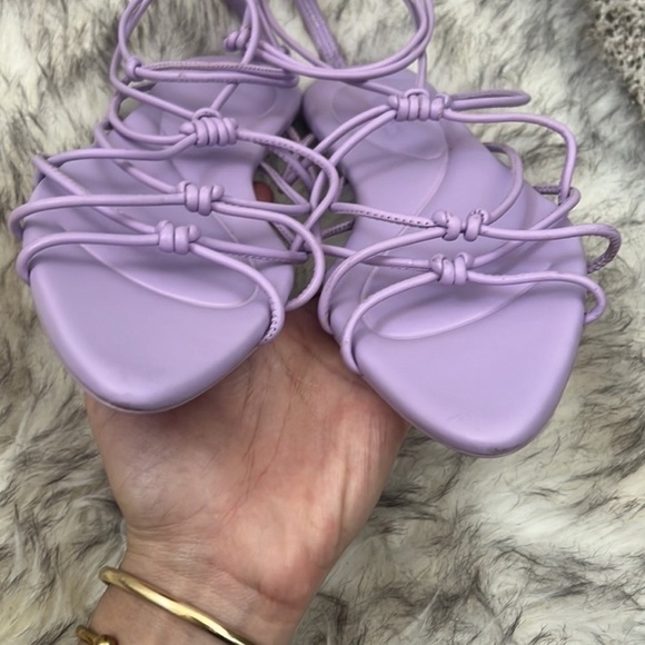 Vince Womens Kenna Purple Ankle Strap Sandals - Picture 3 of 12